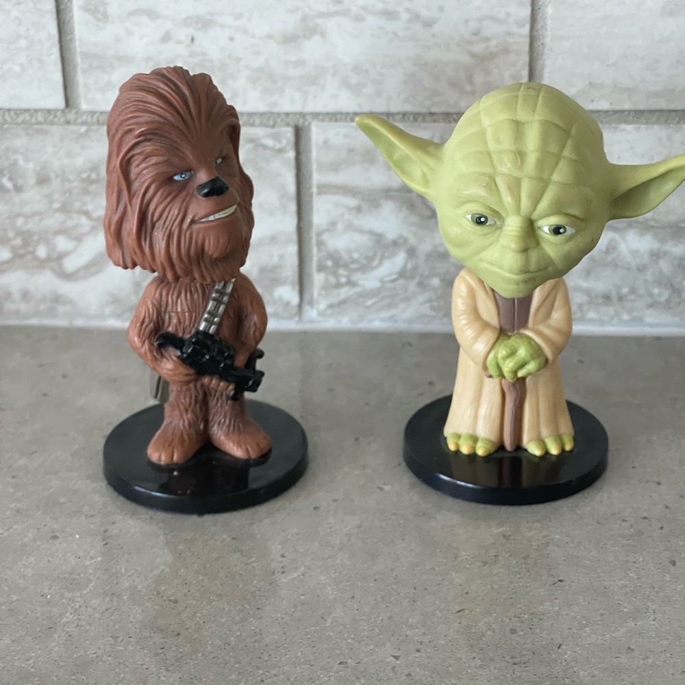 Mini Star wars Funko Black Base bobble head Collectible
